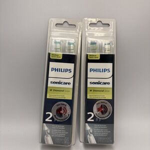 Philips Sonicare W Diamond Clean Replacement Brush Heads 2 Pack **LOT OF 2**